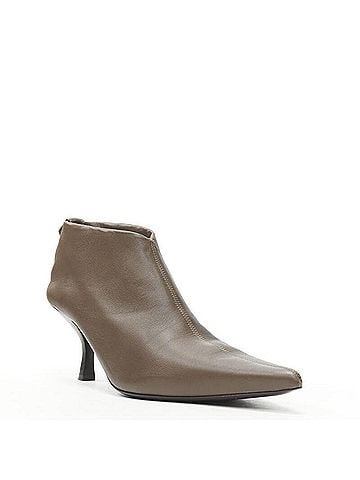 The Row The Row Pointy Curved Heel Booties (view 2)
