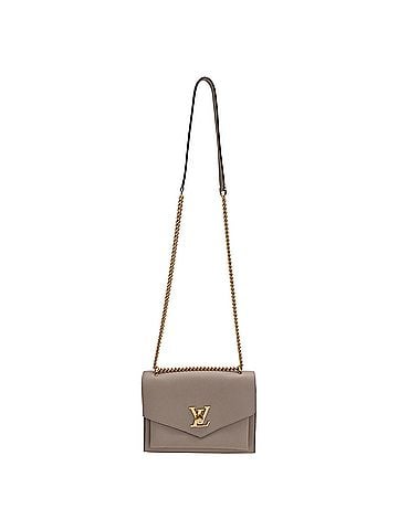 Louis Vuitton Louis Vuitton Mylockme Chain Bag in Beige Leather (view 1)