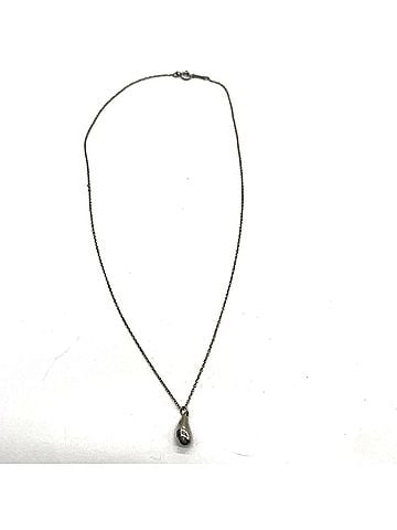 Tiffany & Co. Tiffany &amp; Co. Elsa Peretti Teardrop Necklace, Sterling Silver (SV925) (view 1)