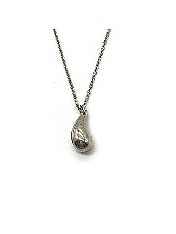 Tiffany & Co. Tiffany &amp; Co. Elsa Peretti Teardrop Necklace, Sterling Silver (SV925) (view 2)