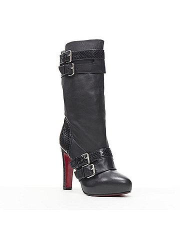 Christian Louboutin Christian Louboutin Leather Platform Boot (view 2)
