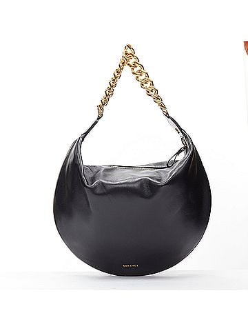 Versace Versace Runway Leather Medusa Hobo Bag (view 2)