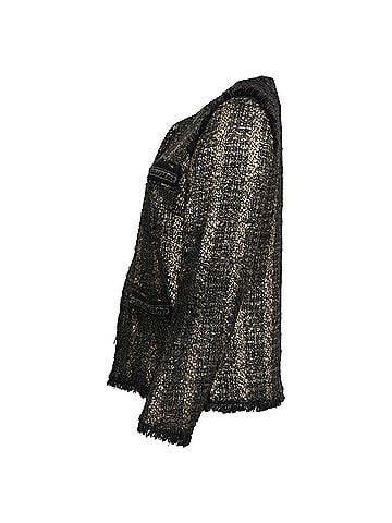 Sandro Sandro Cropped Blazer in Metallic Tweed (view 2)
