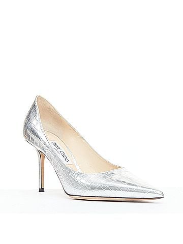 Jimmy Choo Jimmy Choo Leather Pointy Pumps (view 2)