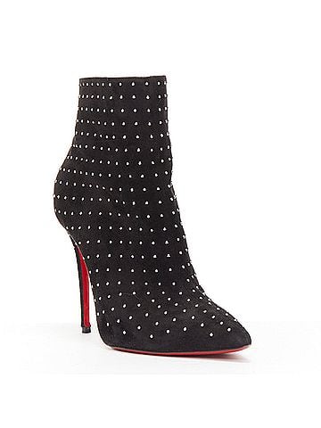 Christian Louboutin Christian Louboutin Suede Pointy Boots (view 2)