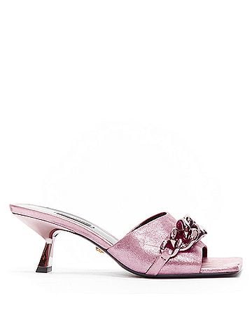 Versace Versace Runway Chain Kitten Sandals (view 1)