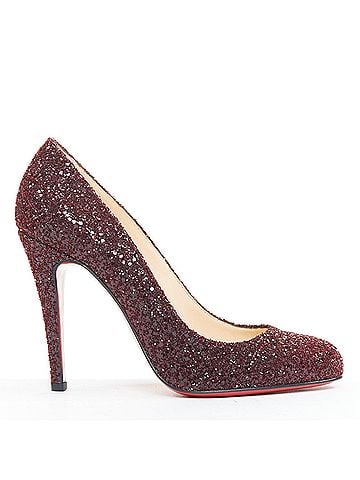 Christian Louboutin Christian Louboutin Red Almond Toe Pump (view 1)