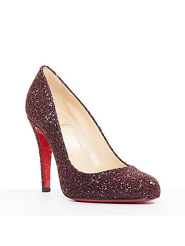 Christian Louboutin Christian Louboutin Red Almond Toe Pump (view 2)