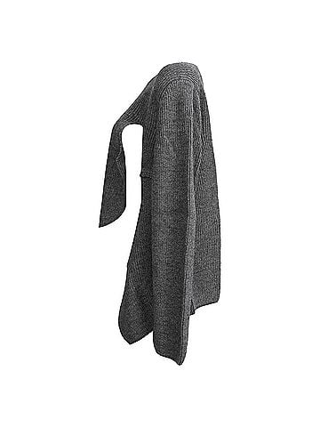 Comme des Garçons Comme Des Garçons Cut-Out Sweater in Grey Acrylic (view 2)