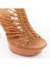 Alexander McQueen 100% Leather Brown Alexander Mcqueen Platform Sandal Size EU 37 1/2 - photo 6