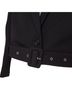 Givenchy 100% Wool Black Givenchy wool belted high low tailcoat jacket Size 4 - photo 2