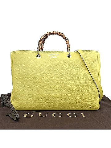 Gucci Gucci Bamboo Shopper Large Tote Bag 323658?525040 Shoulder Handbag (view 1)
