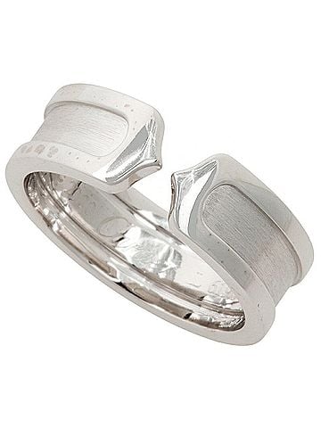 Cartier Cartier C2 Ring, approximately 7.6g, 18K White Gold, Size #53 (approximately US) (view 1)