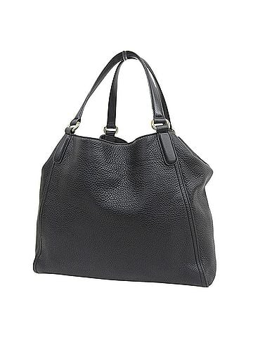 Gucci Gucci Soho Interlocking G Tote Bag Shoulder 282309?527066 Handbag Leather Black (view 2)