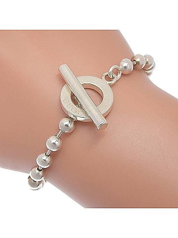 Gucci Gucci 15.1g Ball Chain Bracelet, Sterling Silver 925 (SV925) (view 1)