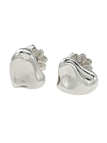 Tiffany & Co. Tiffany &amp; Co. 1.9g Full Heart Earrings, SV925 Silver (view 1)