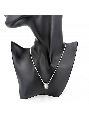 Bvlgari BVLGARI B.zero1 Save the Children Necklace for Men and Women, Adjustable, Sterling Silver 925, Approx. 10.5g (view 2)