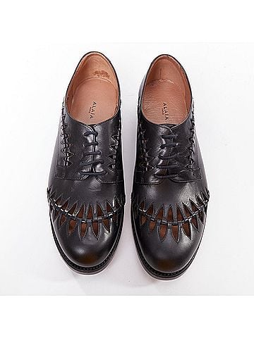 Alaïa Alaia Goodyear Leather Braided Brogue (view 1)