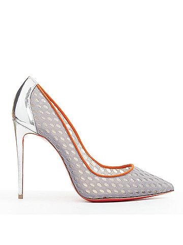Christian Louboutin Christian Louboutin Silver Pump (view 1)