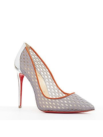 Christian Louboutin Christian Louboutin Silver Pump (view 2)