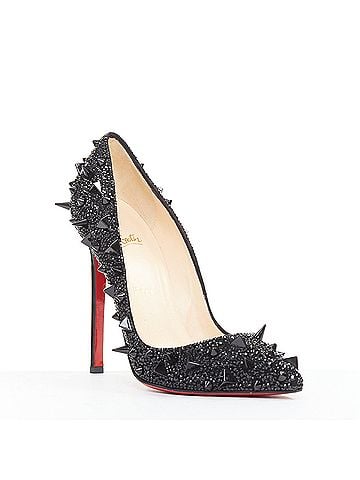 Christian Louboutin Christian Louboutin Crystal Spike Pumps (view 2)