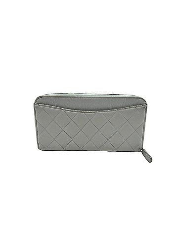 Chanel Chanel Matelassé Long Wallet, Round, Blue, Champagne, Caviar Leather, Coco Mark, Women's CHANEL (view 2)