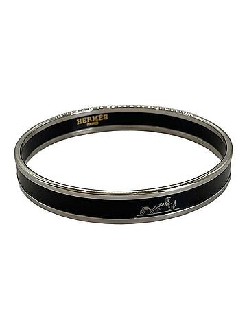 Hermès Hermes Email PM Caleche Bangle Bracelet Black HERMES (view 1)