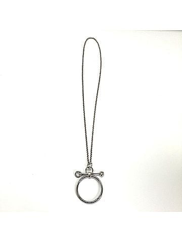 Hermès Hermes Mole de Brides Silver Long Necklace Pendant (view 1)