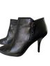 What For 100% Leather Black Ankle Boots Size EU 39 1/2 - photo 2