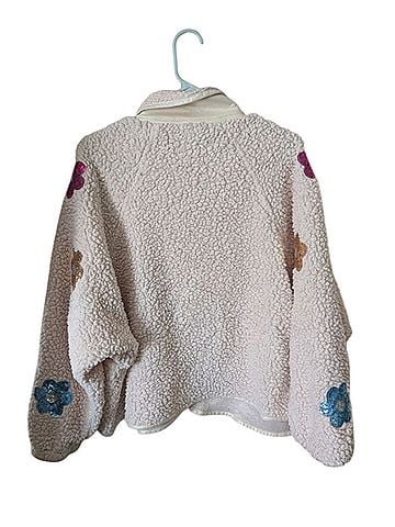 Peach Love Cream California Faux Fur Jacket (view 2)
