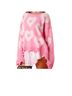 Peach Love Cream California Hearts Pink Pullover Sweater Size M - photo 1