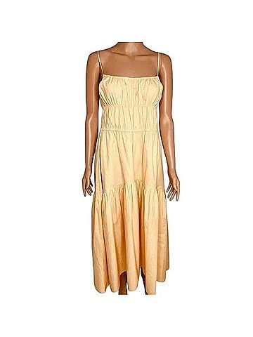 Vince. Ruched Tie Back Cami Dress Casual Dress (view 1)