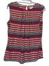 Calvin Klein Print Multi Color Pink Sleeveless Blouse Size S - photo 1