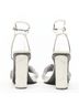 Versace 100% Leather White Gianni Versace Shearling Ankle Sandals Size EU 36 - photo 5