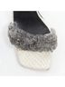 Versace 100% Leather White Gianni Versace Shearling Ankle Sandals Size EU 36 - photo 6