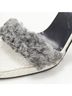 Versace 100% Leather White Gianni Versace Shearling Ankle Sandals Size EU 36 - photo 7