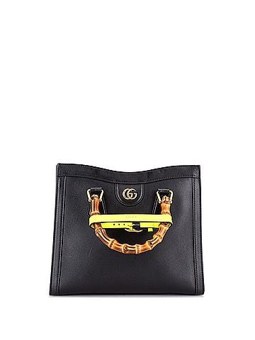 Gucci Diana NM Bamboo Handle Tote Leather Small (view 1)
