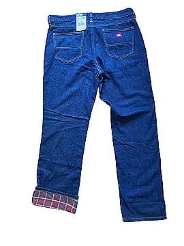 Dickies Flannel Lined Relaxed Fit Jeans (view 2)