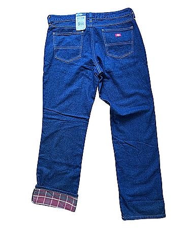 Dickies Flannel Lined Relaxed Fit Jeans (view 2)