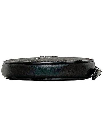 Coach Coach Coin Case Signature PEANUTS CF245 COACH PVC Leather Brown Black Unisex (view 2)