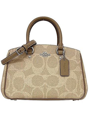 Coach Coach Carryall 2-way Shoulder Bag Signature CAL53 COACH PVC Leather Beige Women's Handbag (view 1)