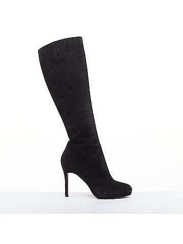 Christian Louboutin Christian Louboutin veau velour suede platform boots (view 1)