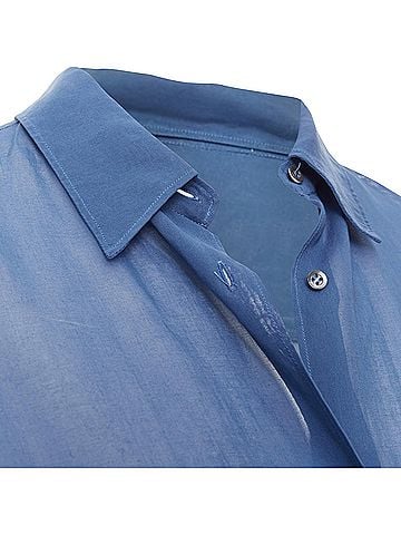 Jil Sander Jil Sander Cotton Sheer Patch Pocket Shirt (view 2)