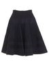 Alaïa 100% Wool Black Alaia Wool Silk Blend Flared Knitted Skirt Size 4 - photo 1