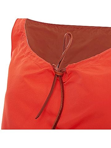 Miu Miu MIU MIU 1990s Vintage orange nylon drawstring leather trim cropped tank IT40 S (view 2)