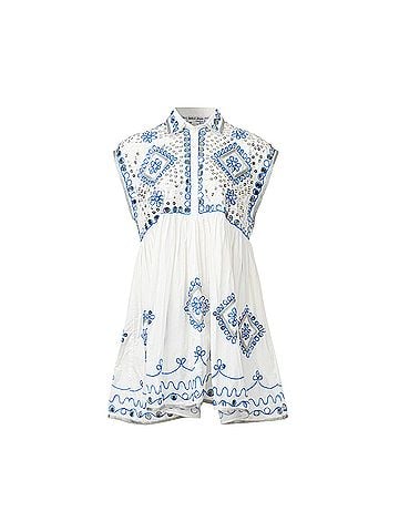 juliet dunn Mirror Embellished Shift Dress (view 1)