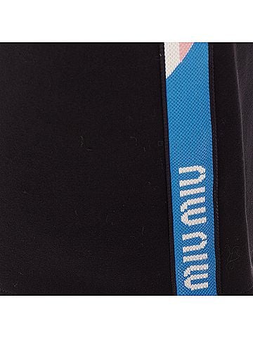 Miu Miu Miu Miu 2019 Cotton Sporty Stripe Skirt (view 2)