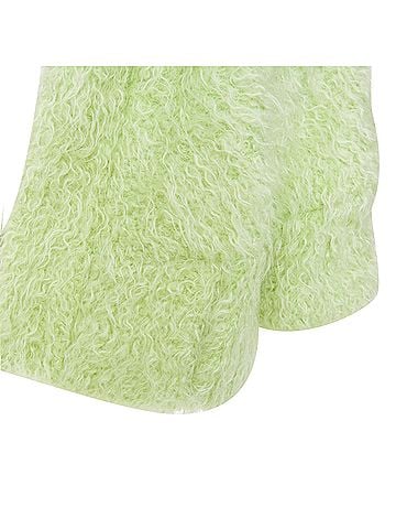 Dries Van Noten Dries Van Noten Green Mohair Loose Coat (view 2)
