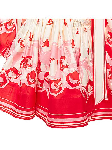 Zimmermann Zimmermann 2023 High Tide Silk Printed Hooded Dress (view 2)