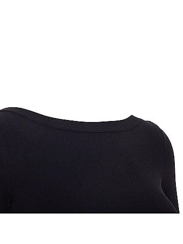 Alaïa Alaia Black Viscose Blend Boatneck Knit Bodysuit (view 2)